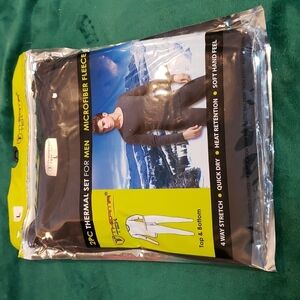 THERMA Tek 2 pc Thermal Set Microfiber Fleece